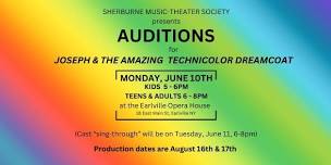 AUDITIONS for Joseph & Amazing Technicolor Dreamcoat