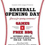 Coastal Little League's Baseball Opening Day Ceremonies