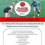 2024 U13&U15 Training Camp-(July School Holidays)