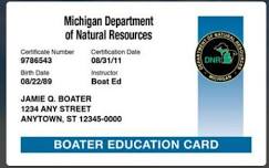 DNR Boater Safety Class - Registration required