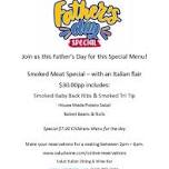 Father's Day Special Menu