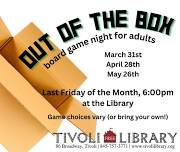 Out of the Box at Tivoli Free Library