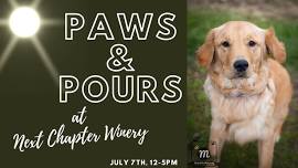 Paws & Pours at Next Chapter Winery!