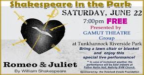 Shakespeare in the Park- ROMEO & JULIET