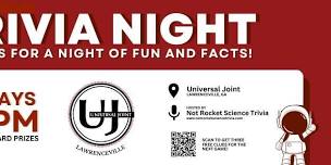 Universal Joint Lawrenceville Trivia Night