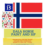 Dala Horse Paint and Sip