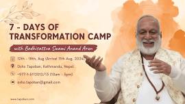 7 days Transformation Camp With Swami Anand Arun (August 2024)