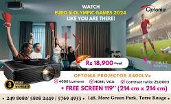 Get your Optoma X400LVe for the UEFA EURO 2024!