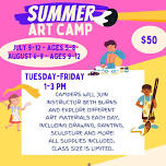 Art Camp for age 9-12 - August 6-9