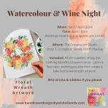 Sat 27 Apr - Watercolour & Wine Night