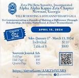 Commemorating a Decade of Making a Difference Through  Scholarship, Service, Sisterhood, & Finer Womanhood.