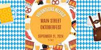 Main Street Oktoberfest Volunteers Needed — Fort Mill History Museum