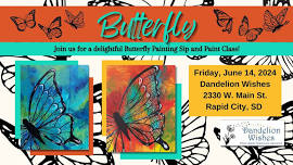 Butterfly Sip & Paint Class