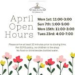 April Open Hours- Week 4