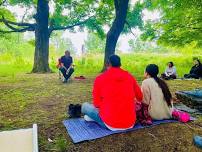 Meditation in the River Park!