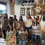 DIY Paint & Sip Wood Project Workshop