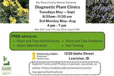 UI Extension Nez Perce County Master Gardener Monthly Evening Diagnostic Plant Clinic