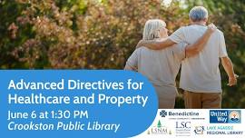 Advanced Directives for Healthcare and Property featuring Legal Services of Northwest Minnesota