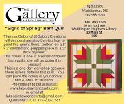 Signs of Spring Barn Quilt