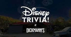 Disney Themed Trivia at Dickmann's Sports Barn!