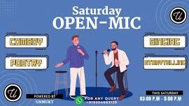 OPEN MIC - Poetry, Storytelling, Singing & Spoken