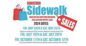 Downtown Sidney Sidewalk Sales