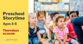 10:30 am - Preschool Storytime