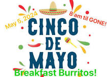 Cinco de Mayo Breakfast Burritos!! 