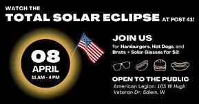 Total Solar Eclipse Event at Post 41