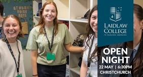 Laidlaw Open Night Christchurch