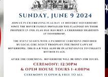 Flag Day Celebration & Open House Tours at Historic Hoverhome