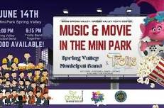 Music and Movie in the Mini-Park: Trolls Band Together