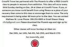 CrossFit Trove has partnered with The Phoenix to offer a FREE CrossFit class to people in recovery