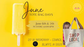 June Tote Bag Days! ☺