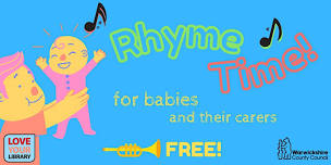 Baby Rhyme Time at  Atherstone Library. Drop In, No Need to Book.