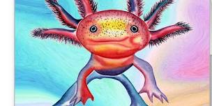 Axolotl Paint Party for the kids