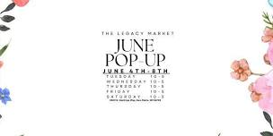 June Pop Up