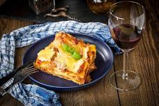 Chianti, the Wine of Italy, with Lasagna