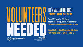 Volunteer with Special Olympics MT Regional Spring Games (Great Falls)