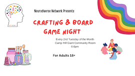 Adult Game and Craft Night