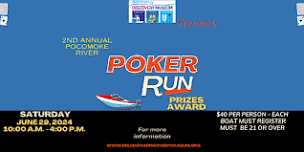 Delmarva Discovery Museum's Pocomoke River Poker Run 2024