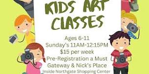 Children's Art Classes June 30