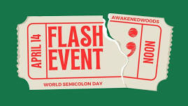 Semicolon Flash Event