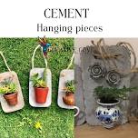 Sunday - cement recycled planters