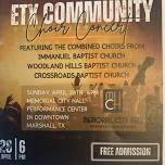 ETX Community choir concert