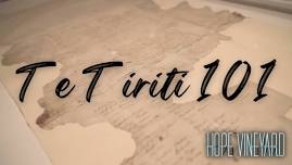 Tuesday: Te Tiriti 101