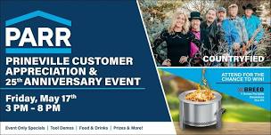 Prineville Customer Appreciation & 25th Anniversary Event