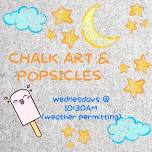 Chalk Art and Popsicles at Rye Public Library