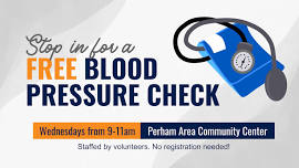 Free Blood Pressure Checks