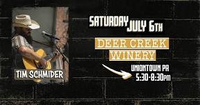 Tim Schmider @ Deer Creek Winery (Uniontown, PA)